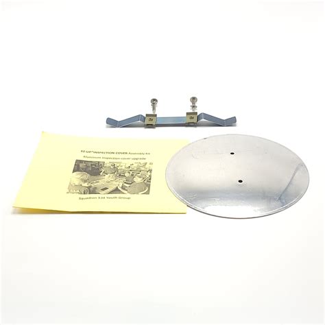 aluminum aircraft inspection plates that screw down to fabric covering|ez up inspection cover.